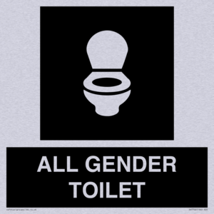 WC Toilet in black panel