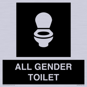 WC Toilet in black panel