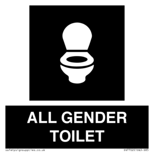 WC Toilet in black panel