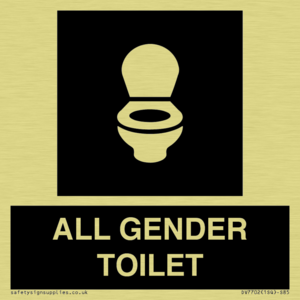 WC Toilet in black panel