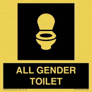 WC Toilet in black panel