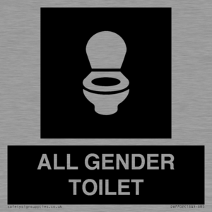 WC Toilet in black panel