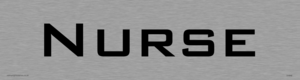 nurse - door sign