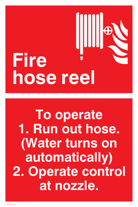 Fire hose reel (automatic)