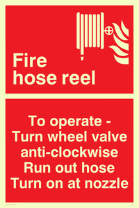 Fire hose reel (manual)