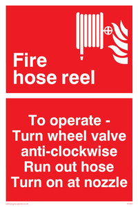 Fire hose reel (manual)