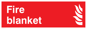 Fire blanket sign