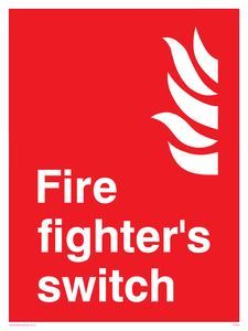 Fire fighter's switch