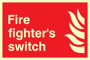 Fire fighter's switch