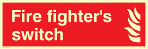 Fire fighter's switch