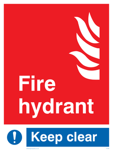 fire hydrant keep clear
