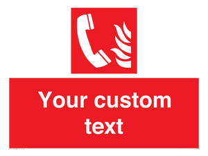 Custom Fire Emergency telephone