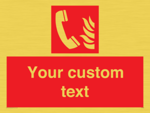 Custom Fire Emergency telephone
