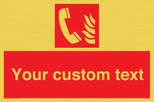 Custom Fire Emergency telephone