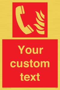 Custom Fire Emergency telephone