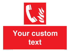 Custom Fire Emergency telephone
