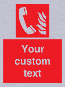 Custom Fire Emergency telephone