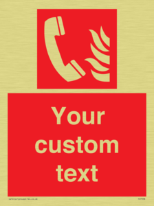 Custom Fire Emergency telephone