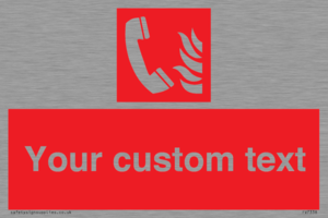 Custom Fire Emergency telephone