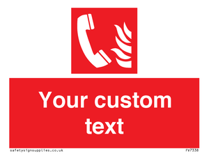 Custom Fire Emergency telephone