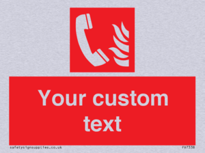 Custom Fire Emergency telephone