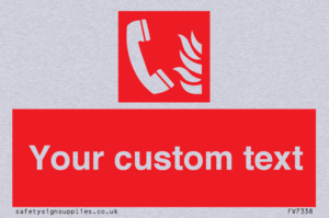 Custom Fire Emergency telephone
