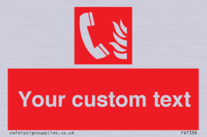 Custom Fire Emergency telephone