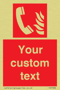 Custom Fire Emergency telephone