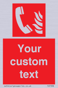 Custom Fire Emergency telephone