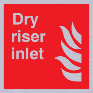 Dry riser inlet