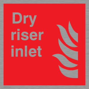 Dry riser inlet