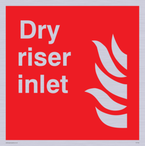 Dry riser inlet