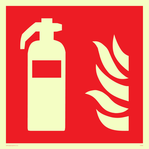 Fire extinguisher symbol