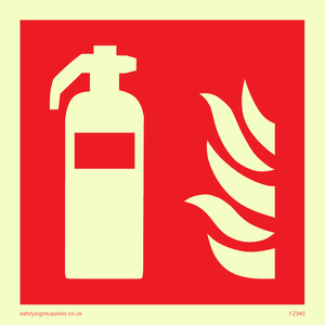 Fire extinguisher symbol