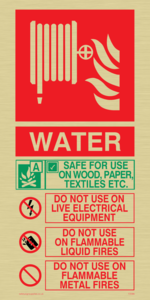 this fire hose contains water instructions for use