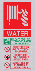 this fire hose contains water instructions for use