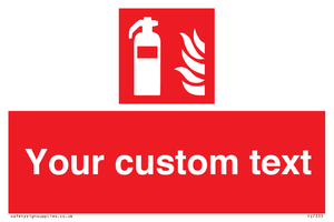 Custom Fire extinguisher