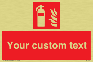 Custom Fire extinguisher