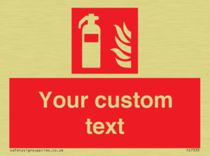 Custom Fire extinguisher
