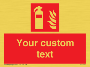 Custom Fire extinguisher