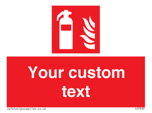 Custom Fire extinguisher