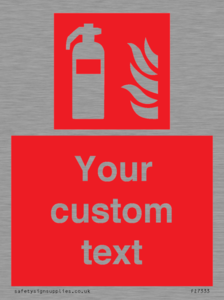 Custom Fire extinguisher