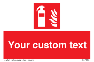 Custom Fire extinguisher