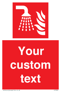 Custom Fire Water fog applicator