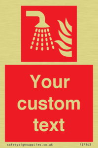 Custom Fire Water fog applicator