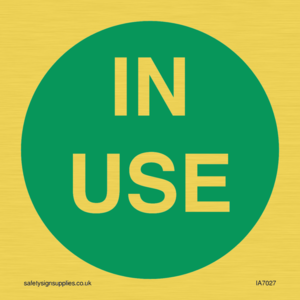 IN USE