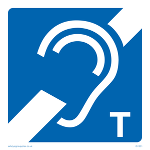 Induction Loop with T Symbol