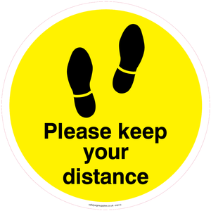 Please keep your distance 