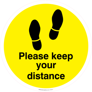 Please keep your distance 