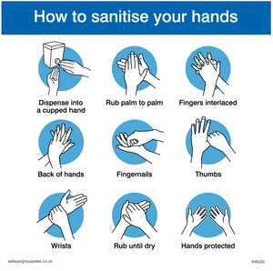 Sanitise your hands